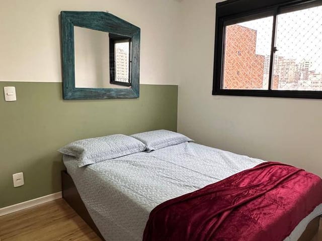 Apartamento 1 quarto e 1 banheiro, para alugar, no bairro Campo Belo em São Paulo