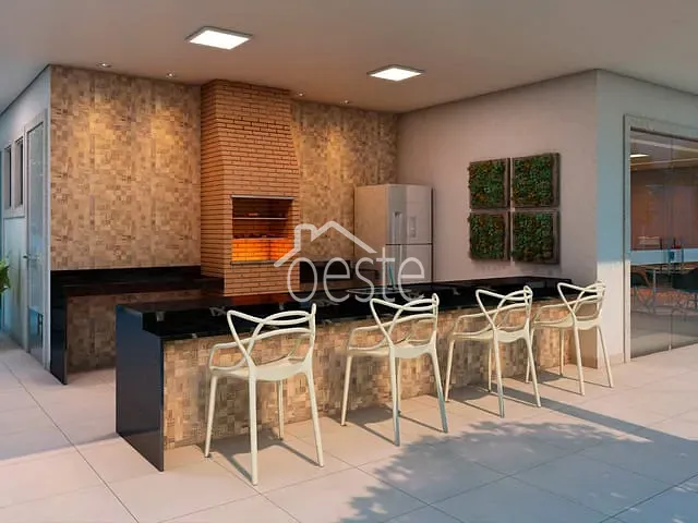 Apartamento com 46m² 2 quartos e 1 banheiro, à venda, no bairro Loteamento Residencial Mac Knight em Santa Bárbara D'Oeste