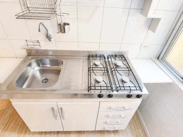Apartamento 1 quarto e 1 banheiro, para alugar, no bairro Bela Vista em São Paulo