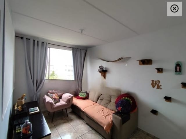 Apartamento 2 quartos e 1 banheiro, à venda, no bairro Cézar de Souza em Mogi das Cruzes