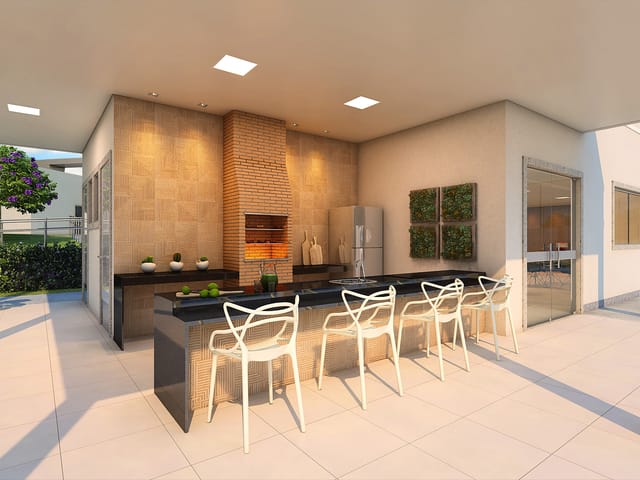 Apartamento com 44m² 2 quartos e 1 banheiro, à venda, no bairro Cidade Jardim em São José do Rio Preto