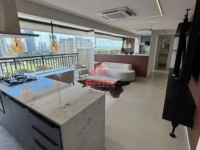 Apartamento com 79m² 3 quartos e 3 banheiros, para alugar, no bairro Ponta Negra em Natal