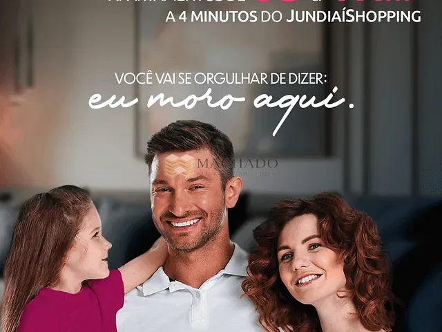 Apartamento 3 quartos e 2 banheiros, à venda, no bairro Jardim Shangai em Jundiaí