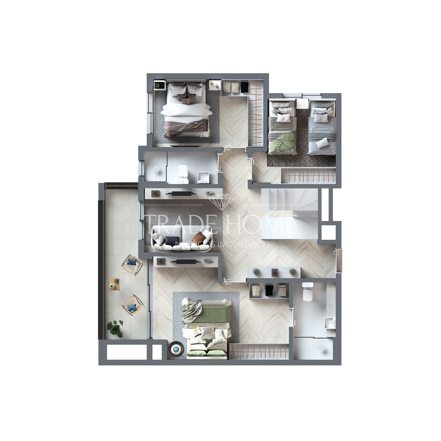 Apartamento, 3 quartos, 157 m² - Foto 36