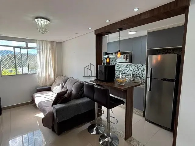 Apartamento 2 quartos e 1 banheiro, à venda, no bairro Loteamento Mogilar em Mogi das Cruzes