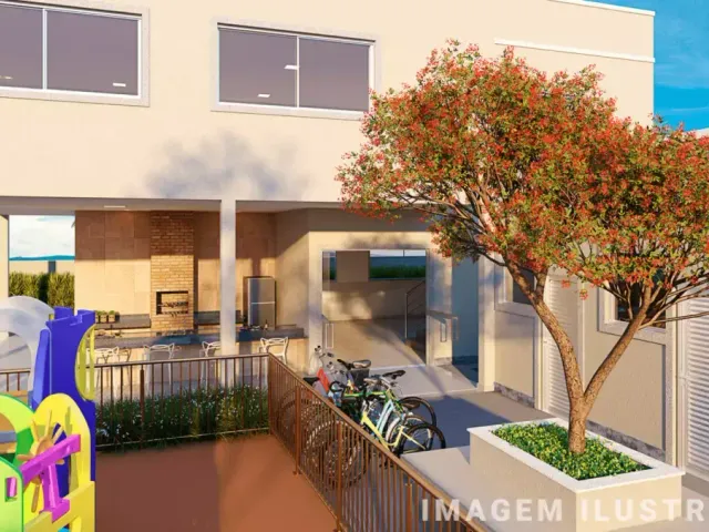 Apartamento com 36m² 2 quartos e 1 banheiro, à venda, no bairro Estância São João em São José do Rio Preto