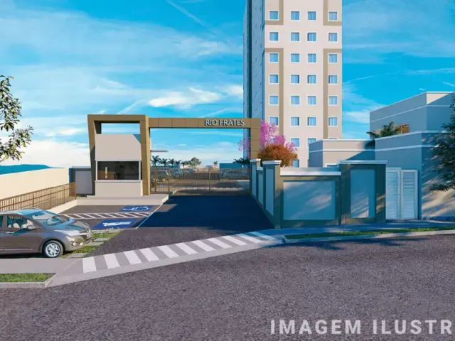 Apartamento com 36m² 2 quartos e 1 banheiro, à venda, no bairro Estância São João em São José do Rio Preto