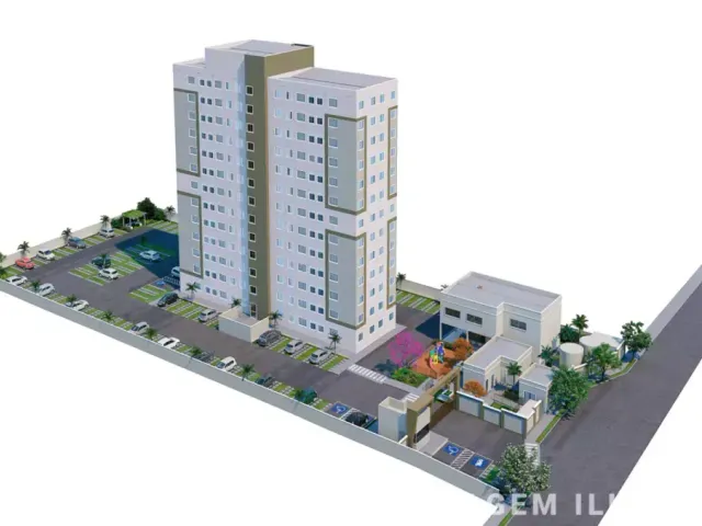 Apartamento com 36m² 2 quartos e 1 banheiro, à venda, no bairro Estância São João em São José do Rio Preto