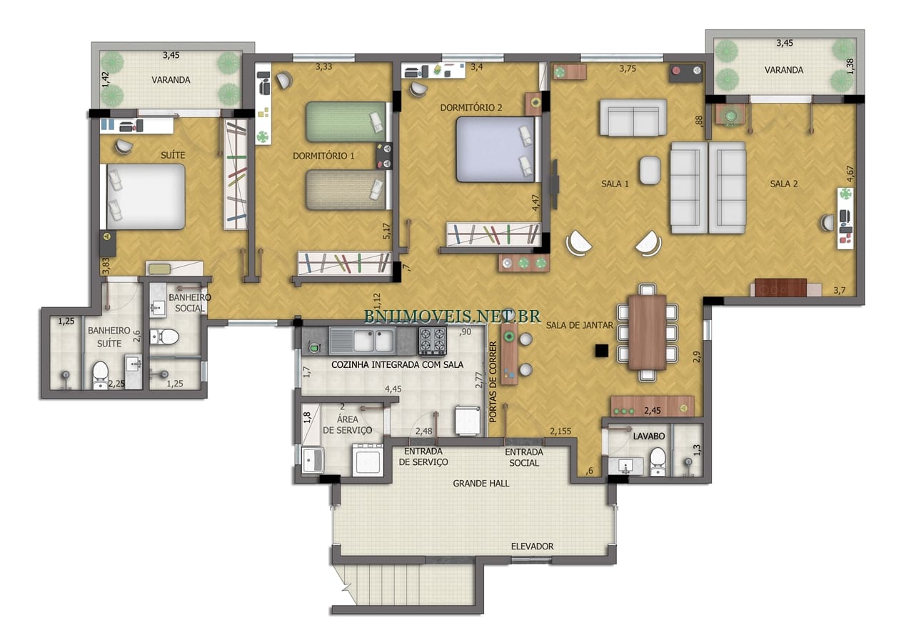 Apartamento, 3 quartos, 165 m² - Foto 18