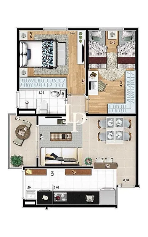 Apartamento, 2 quartos, 55 m² - Foto 31
