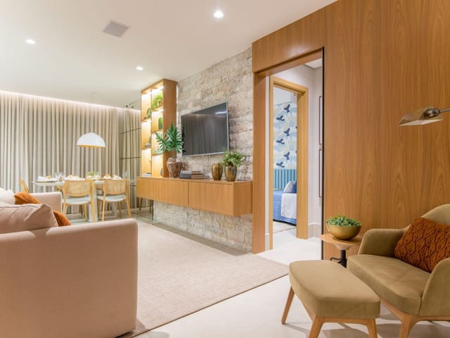 Foto do Apartamento - Apartamento á venda no condomínio Emirates Parque Flamboyant no Jardim Goiás em Goiânia tendo 72,36m² com 1 suíte e 1 vaga de garagem. | Home Gyn Imóveis Ltda