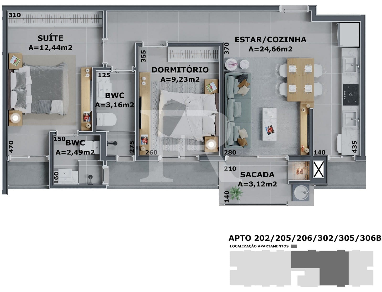 Apartamento à venda com 2 quartos, 65m² - Foto 11