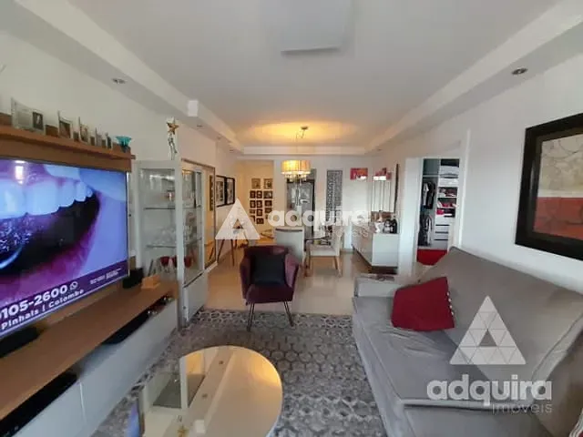 Apartamento com 115m² 2 quartos e 1 banheiro, para alugar, no bairro Orfãs em Ponta Grossa