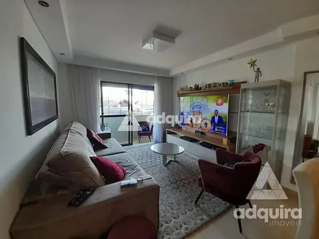 Apartamento com 115m² 2 quartos e 1 banheiro, para alugar, no bairro Orfãs em Ponta Grossa