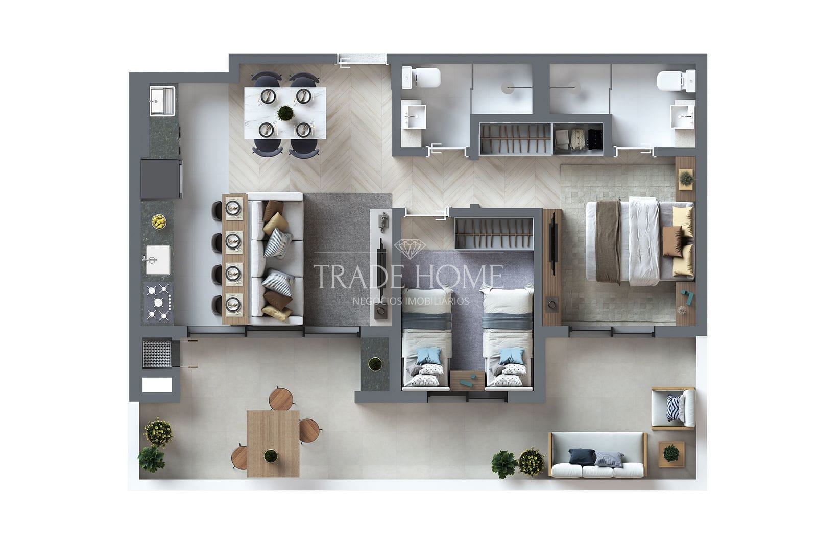 Apartamento, 3 quartos, 75 m² - Foto 32