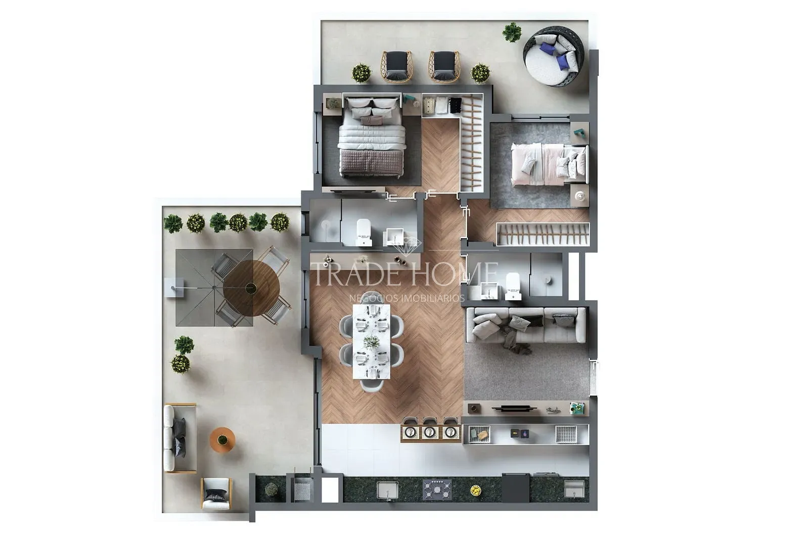 Apartamento, 3 quartos, 75 m² - Foto 33