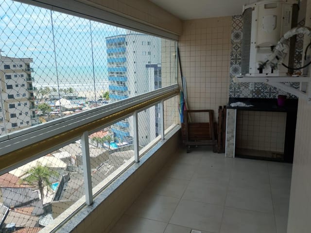 Apartamento 2 quartos e 2 banheiros, para alugar, no bairro Ocian em Praia Grande
