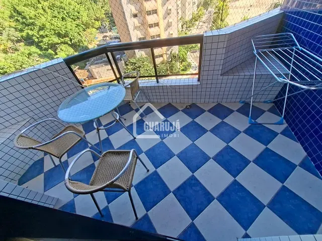 Apartamento com 80m² 3 quartos e 2 banheiros, para alugar, no bairro Jardim Astúrias em Guarujá