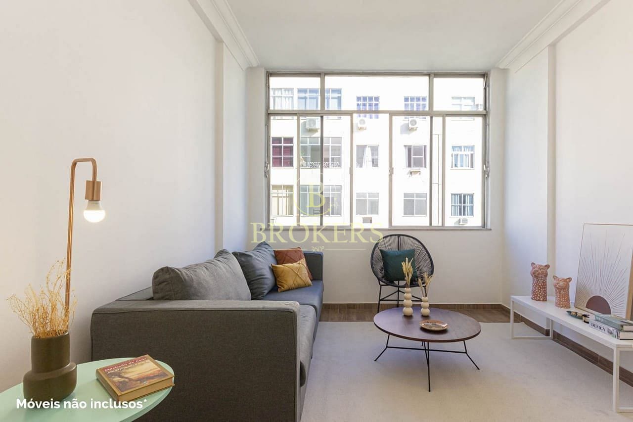 Apartamento à Venda, Laranjeiras, Sala, 2 quartos, 1 banheiro social, 1 vaga - 93 m² - Rio de Janeiro, RJ