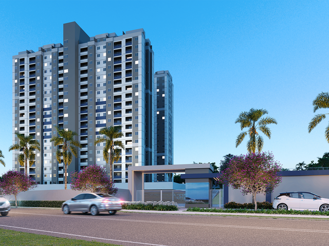 Apartamento com 46m² 3 quartos e 2 banheiros, à venda, no bairro Residencial Ary Attab em São José do Rio Preto