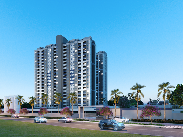 Apartamento com 46m² 3 quartos e 2 banheiros, à venda, no bairro Residencial Ary Attab em São José do Rio Preto