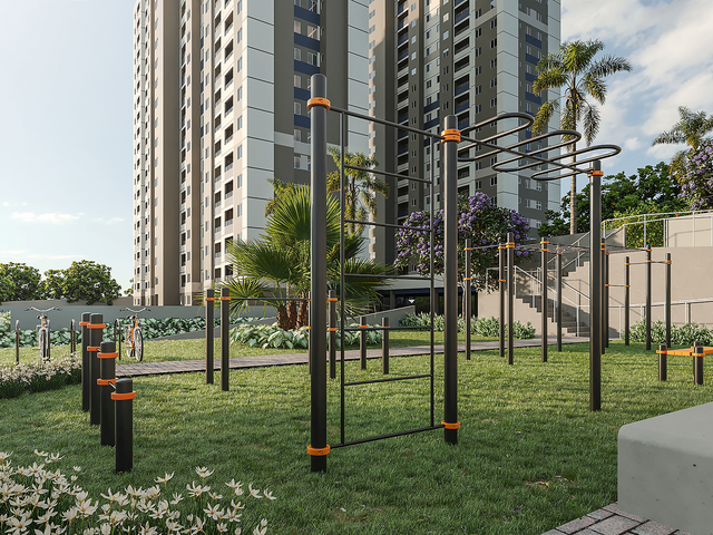 Apartamento com 46m² 3 quartos e 2 banheiros, à venda, no bairro Residencial Ary Attab em São José do Rio Preto