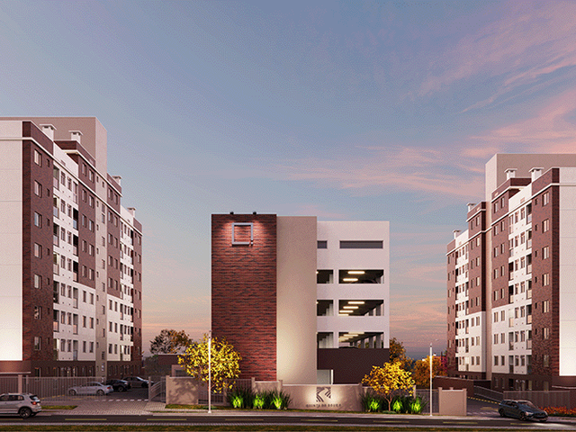 Apartamento 2 quartos e 1 banheiro, à venda, no bairro Alto Tarumã em Pinhais