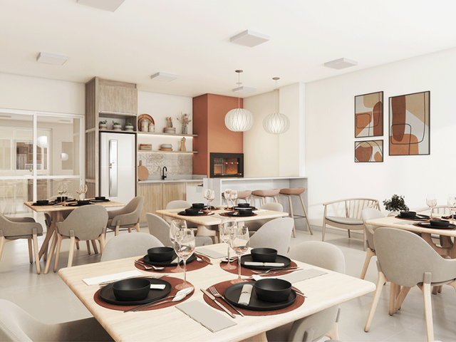 Apartamento 2 quartos e 1 banheiro, à venda, no bairro Alto Tarumã em Pinhais