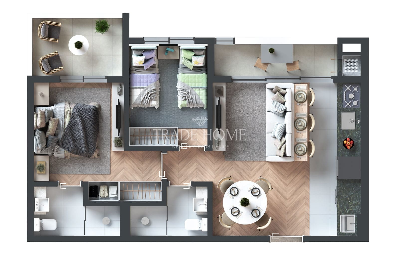 Apartamento, 3 quartos, 74 m² - Foto 31