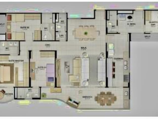 Apartamento 3 quartos e 5 banheiros, à venda, no bairro Jardins em Aracaju