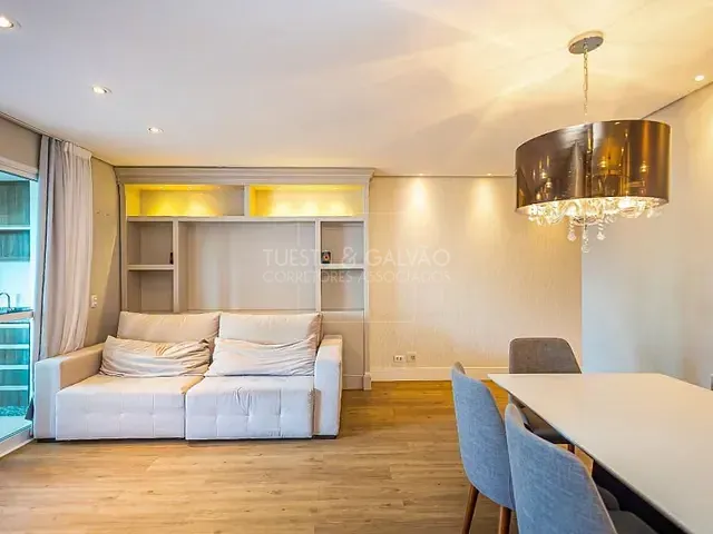 Apartamento com 102m² 3 quartos e 2 banheiros, para alugar, no bairro Ecoville em Curitiba