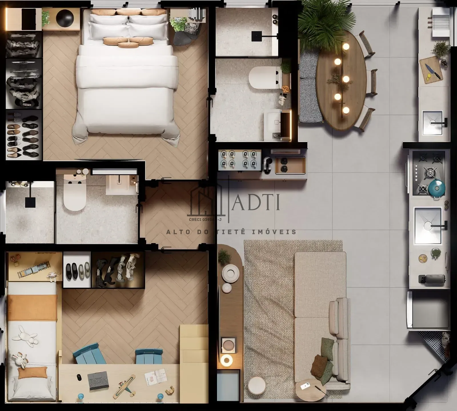 Apartamento, 2 quartos, 46 m² - Foto 11