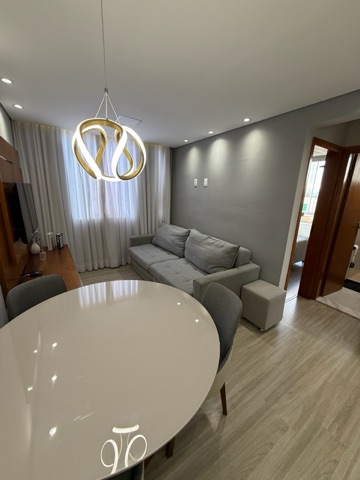 Apartamento 2 quartos e 1 banheiro, à venda, no bairro Parque Xangri-Lá em Contagem