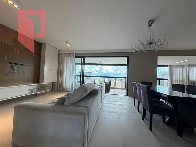 Apartamento com 280m² 4 quartos e 5 banheiros, para alugar, no bairro Funcionários em Belo Horizonte