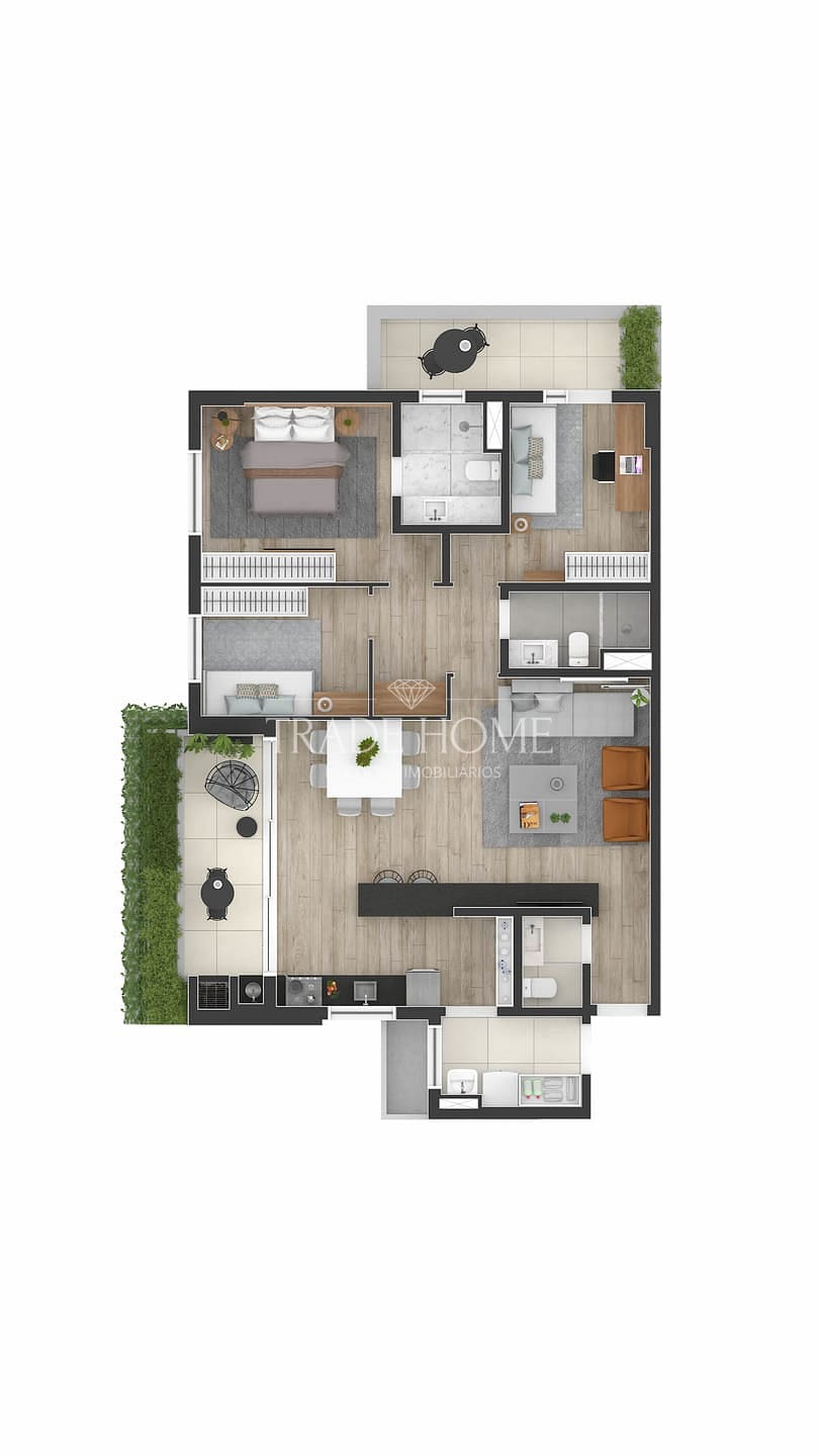 Apartamento, 3 quartos, 107 m² - Foto 75