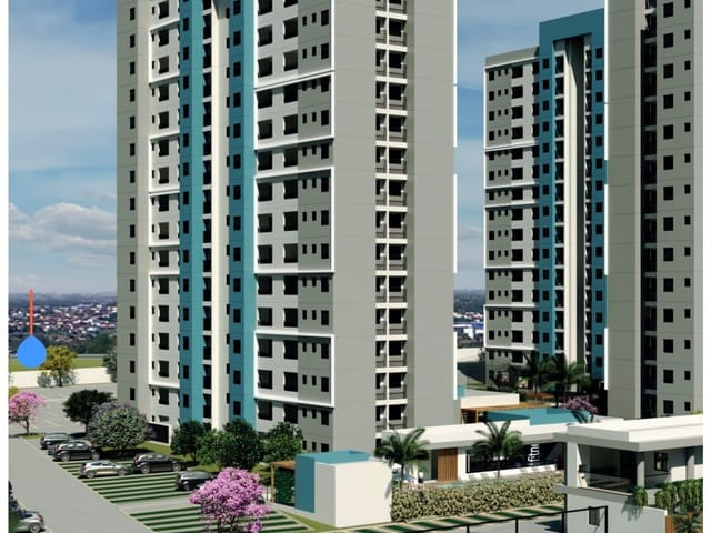 Apartamento com 49m² 3 quartos e 2 banheiros, à venda, no bairro Jardim Mugnaini em São José do Rio Preto