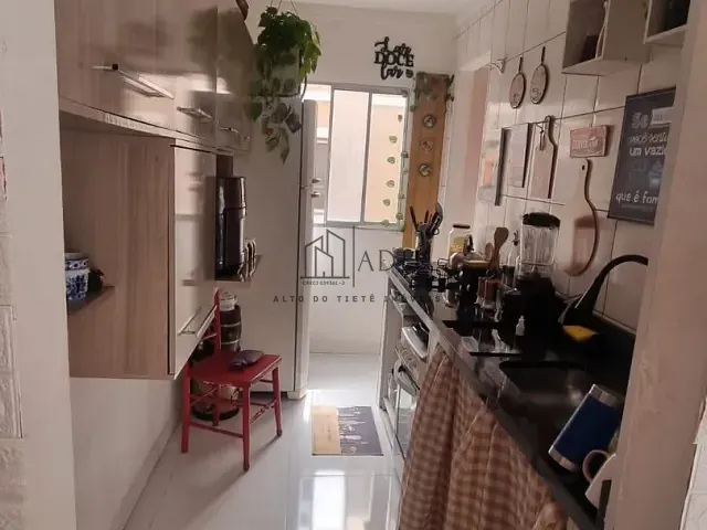 Apartamento 2 quartos e 1 banheiro, à venda, no bairro Parque Santana em Mogi das Cruzes