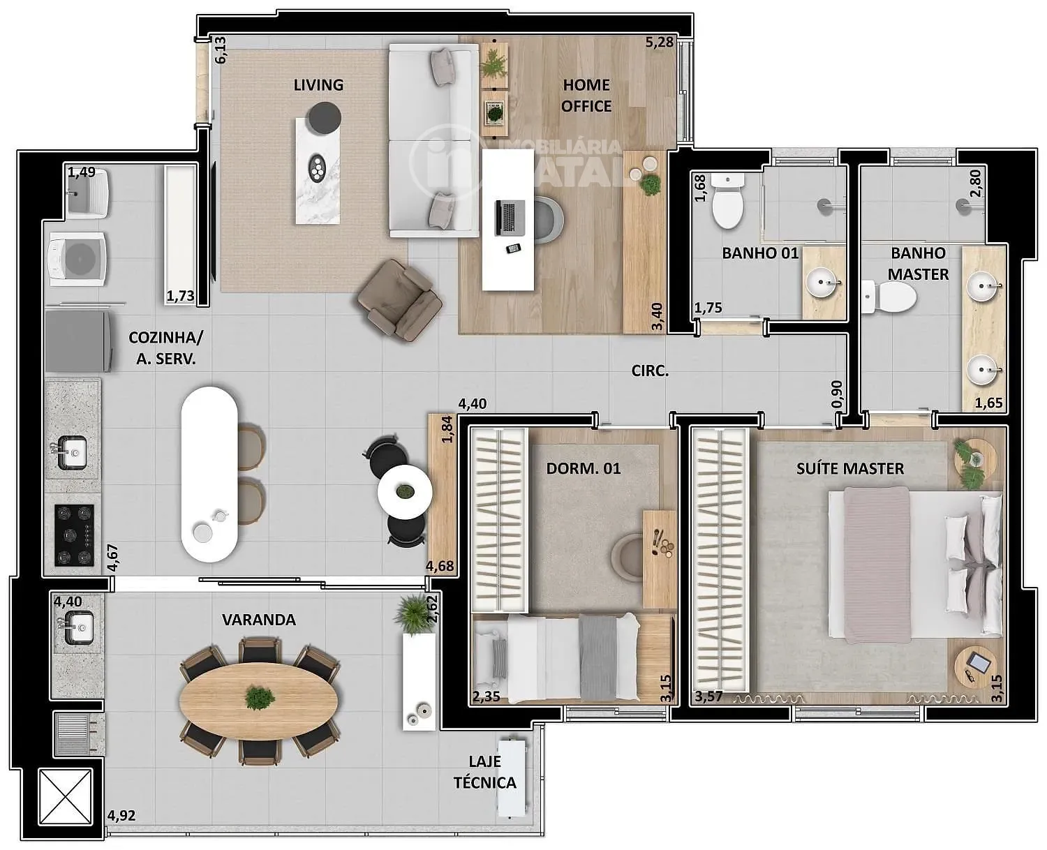 Apartamento, 3 quartos, 89 m² - Foto 31
