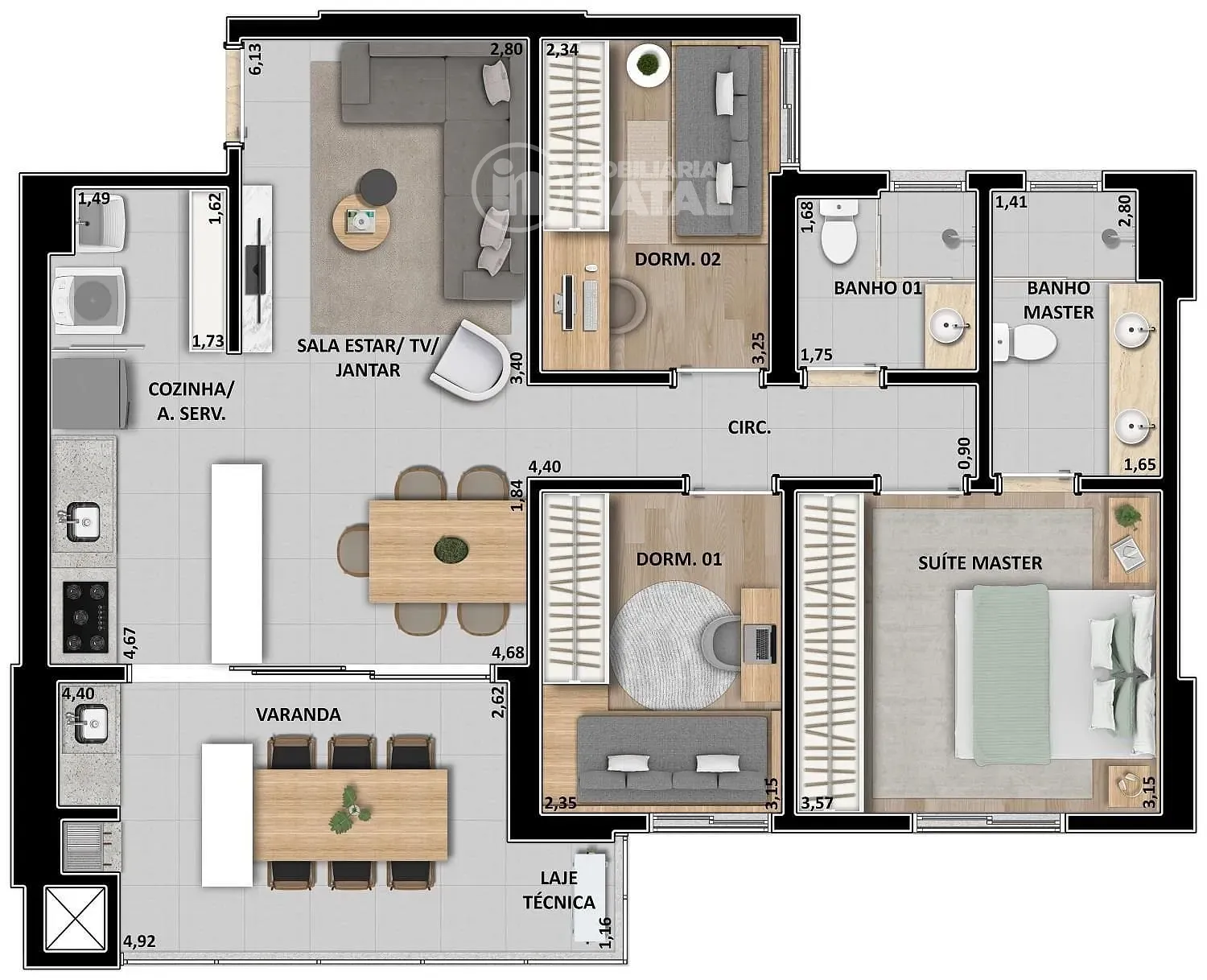 Apartamento, 3 quartos, 89 m² - Foto 19