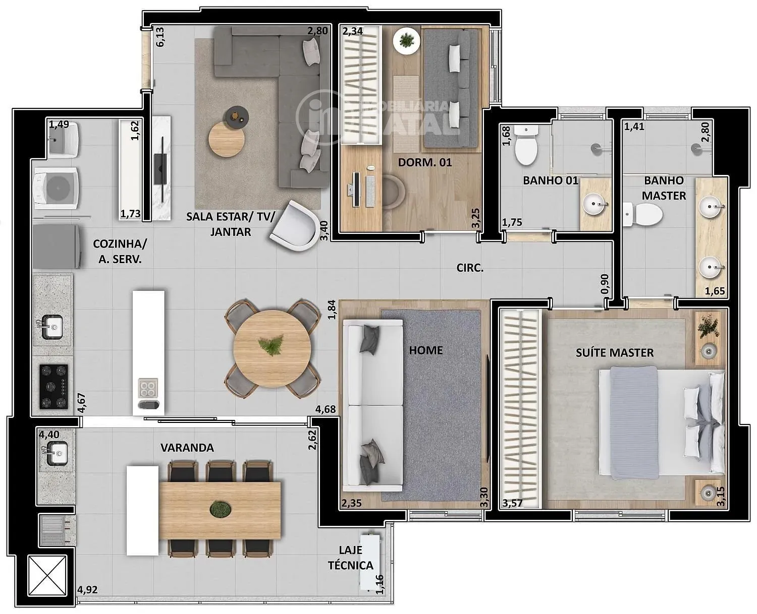 Apartamento, 3 quartos, 89 m² - Foto 7