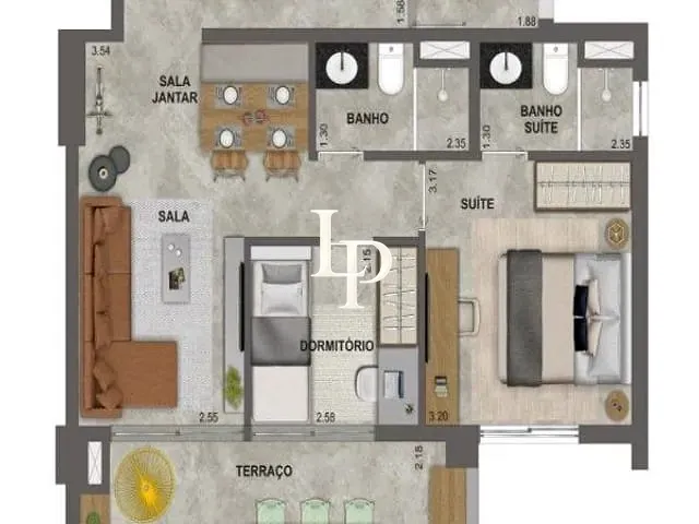 Apartamento com 70m² 2 quartos e 1 banheiro, à venda, no bairro Sumarezinho em São Paulo
