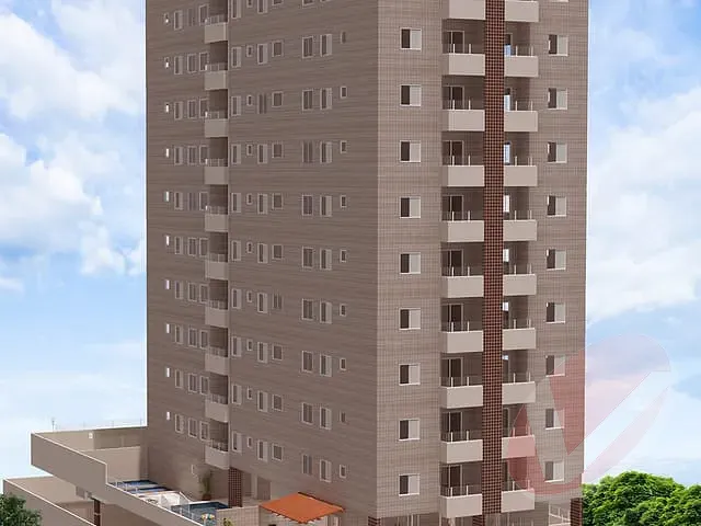 Apartamento 2 quartos e 1 banheiro, à venda, no bairro Caiçara em Praia Grande