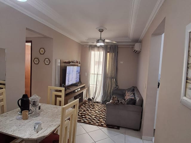 Foto do Apartamento - Apartamento à venda no bairro Martim de Sá em Caraguatatuba, SP - 2 dormitórios, sendo 1 suíte, 1 vaga na garagem | Área 12 imóveis