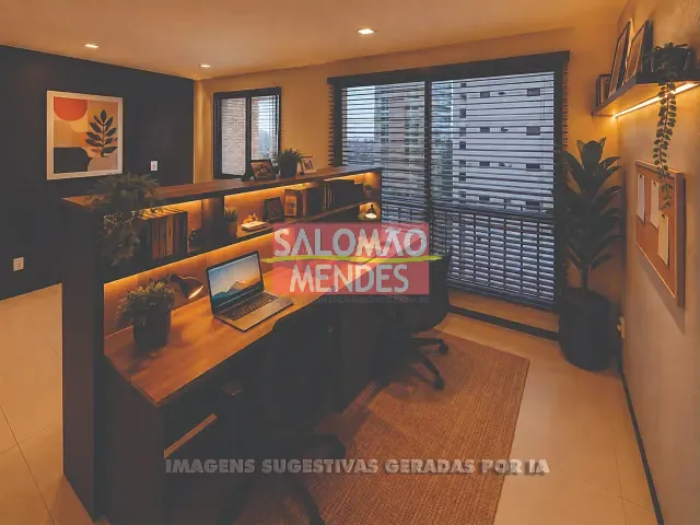 Apartamento 1 quarto e 2 banheiros, à venda, no bairro Nazaré em Belém