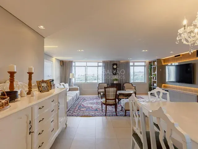 Apartamento com 123m² 3 quartos e 3 banheiros, à venda, no bairro Cabral em Curitiba