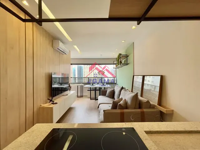 Apartamento 1 quarto e 2 banheiros, à venda, no bairro Itaim Bibi em São Paulo
