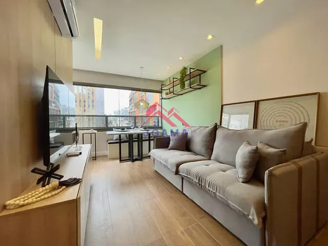 Apartamento 1 quarto e 2 banheiros, à venda, no bairro Itaim Bibi em São Paulo