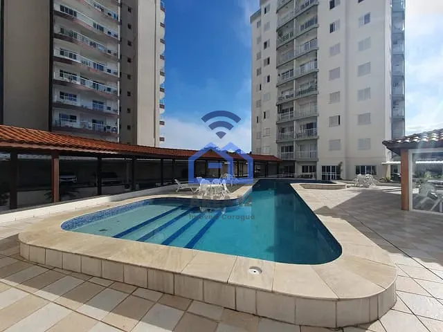 Apartamento com 70m² 2 quartos e 1 banheiro, à venda, no bairro Aruan em Caraguatatuba