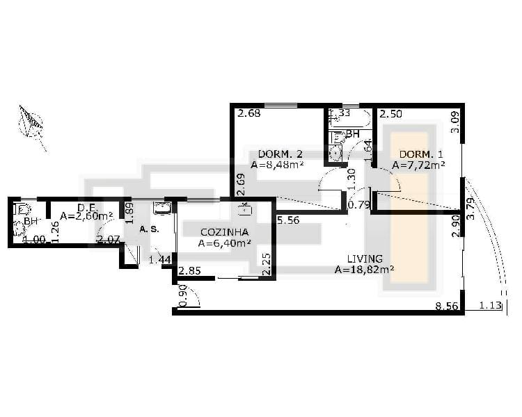Apartamento, 2 quartos, 70 m² - Foto 40