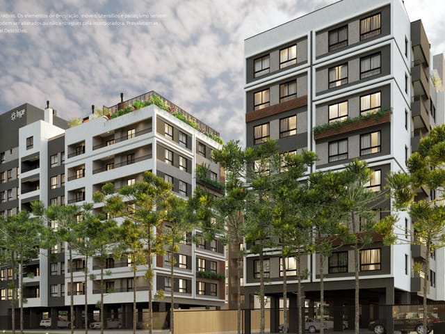 Apartamento com 58m² 2 quartos e 2 banheiros, à venda, no bairro Novo Mundo em Curitiba